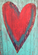 Heart on Blue Door
